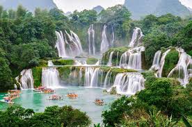 beautiful china waterfall hd wallpaper