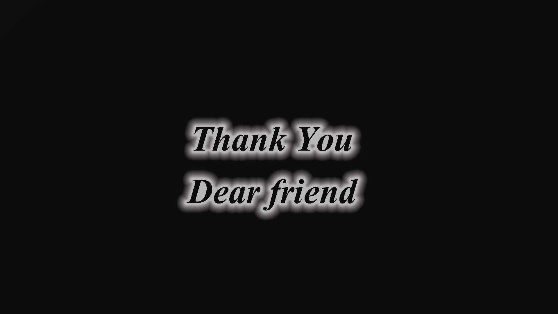 Thank you image for friends