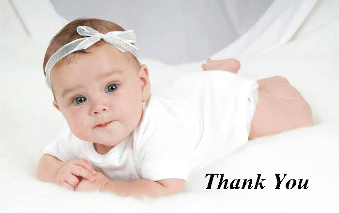 Thank you baby image wallpaper