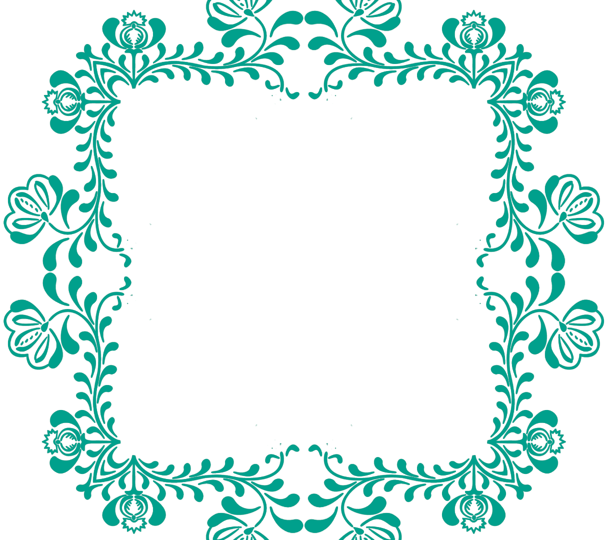 White and simple frame